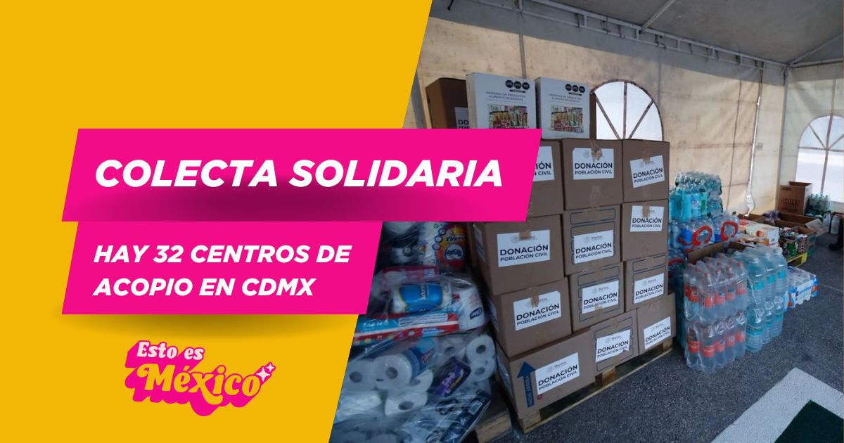CDMX habilita 32 centros de acopio para víctimas de inundaciones en Veracruz y otros estados