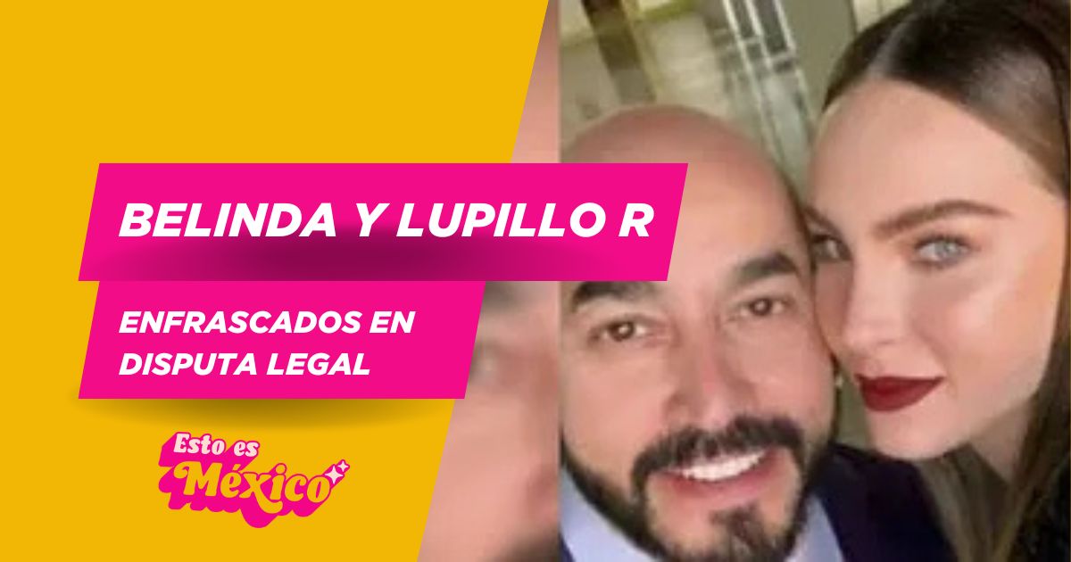 Belinda y Lupillo Rivera se enfrascan en disputa legal